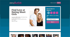 Desktop Screenshot of datingshortgirls.com