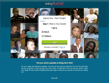 Tablet Screenshot of datingshortgirls.com